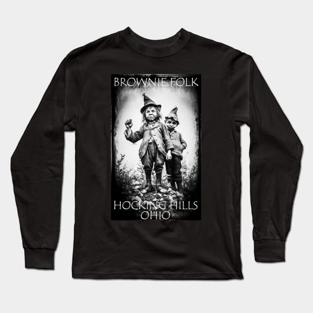 Brownie Folk Long Sleeve T-Shirt by BarrySullivan